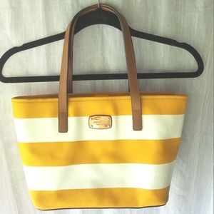 Striped Michael Kors Shoulder Bag